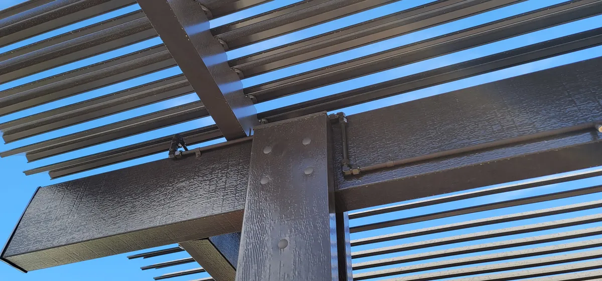 Misting system installation 5